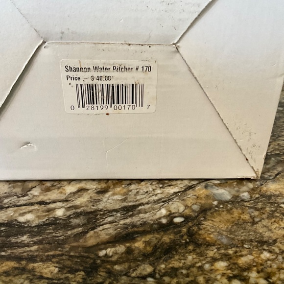 Shannon lead Crystal pitcher and glasses - Picture 4 of 4